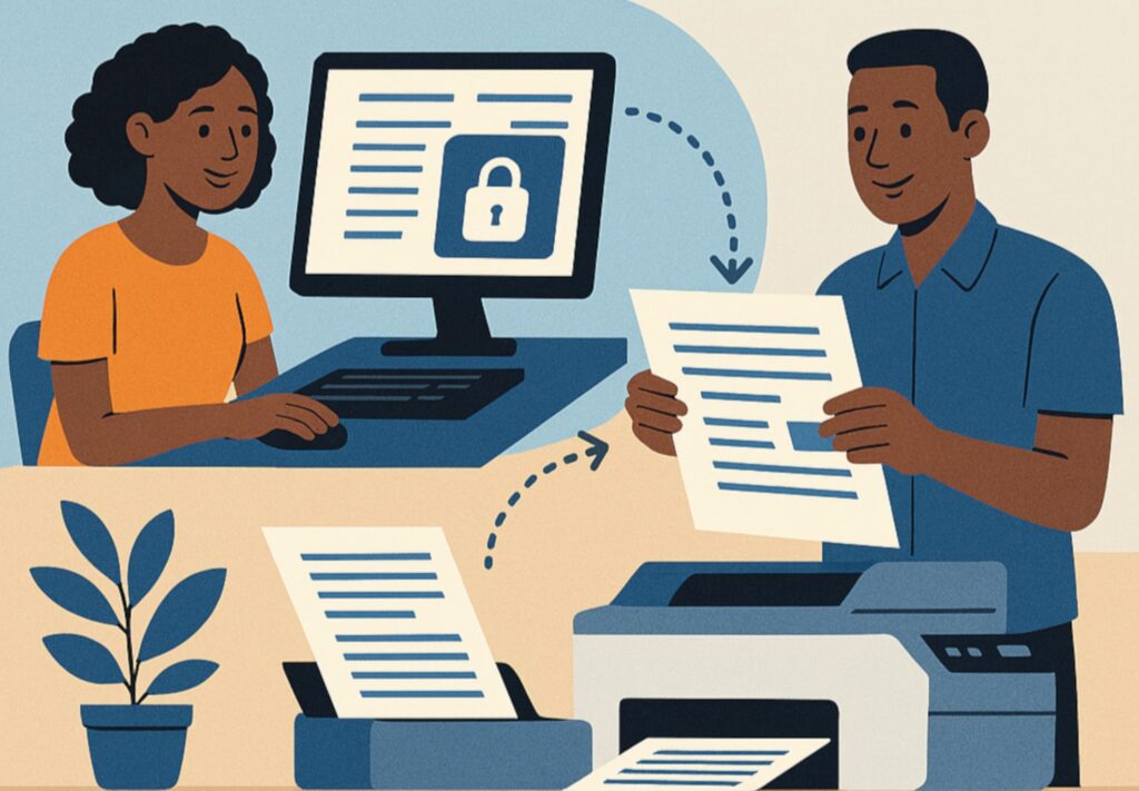 Edition numérique de document privé