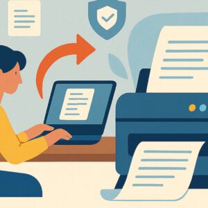 Impression papier page recto A4 Couleur